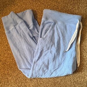 Aerie Blue Terry Cloth Joggers